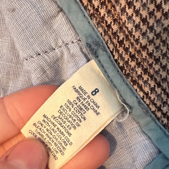 Y2K Vintage American Eagle Brown Houndstooth Pants - Picture 6 of 8